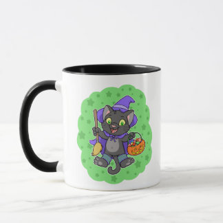 Halloween-Hexenkatze-Tasse Tasse