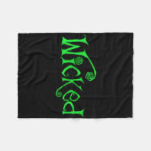 Halloween-Hexenkleid Kostümspende Fleecedecke (Vorderseite (Horizontal))