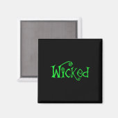 Halloween-Hexenkleid Kostümspende Magnet (Vorderseite/Rückseite)
