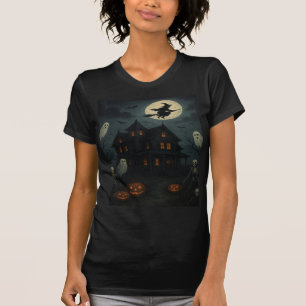 Halloween-Hexenkopf-T - Shirt