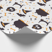 Halloween Hexenkraft Geschenkpapier (Ecke)