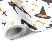 Halloween Hexenkraft Geschenkpapier (Rolleneckpunkt)
