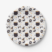 Halloween Hexenkraft Pappteller (Vorderseite)