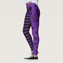 Halloween-Hexenkraut-Leggings