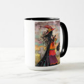 Halloween Hexenkunst Tasse (VorderseiteRechts)