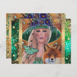 Halloween Hexenkunst von Renee Lavoie Postkarte