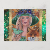 Halloween Hexenkunst von Renee Lavoie Postkarte (Vorderseite)