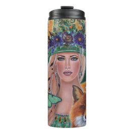 Halloween Hexenkunst von Renee Lavoie Thermosbecher