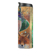 Halloween Hexenkunst von Renee Lavoie Thermosbecher (Nach rechts gedreht)