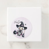 Halloween Hexenkunst Zauberburg Geschenkanhänger (Beispiel)