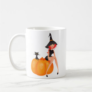 Halloween Hexenkürbis Kaffeetasse