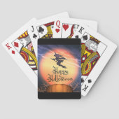 Halloween-Hexenkürbis-Kürbiskekarten Spielkarten (Rückseite)