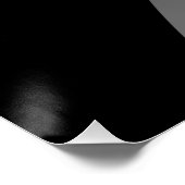 Halloween Hexenkürbis Schwarze Katze Dein Text Poster (Ecke)