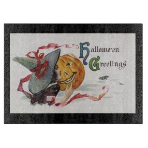 Halloween Hexenkuss: Magischer Jack o Lantern Schneidebrett