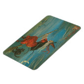 Halloween Hexenmagnet Magnet (Linke Seite)