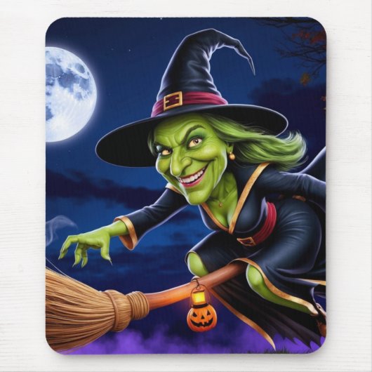 Halloween/Hexenmäuse-Pad Mousepad (Vorne)