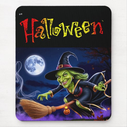 Halloween/Hexenmäuse-Pad Mousepad (Vorne)