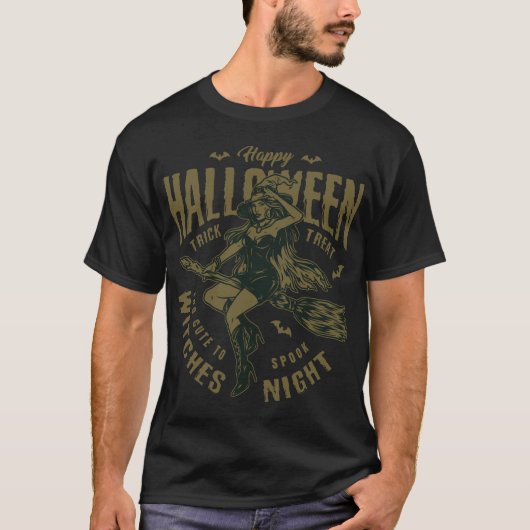 Halloween-Hexenmeister - Hexennacht T-Shirt (Vorderseite)
