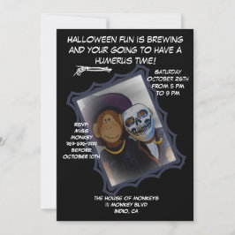 Halloween-Hexenmeister-Party Einladung