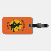 Halloween-Hexenmeistertag Gepäckanhänger (Rückseite horizontal)