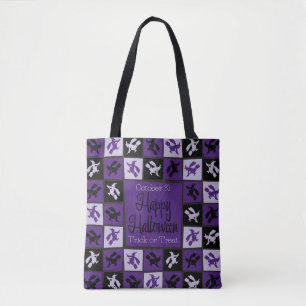 Halloween-Hexenmosaik Tasche