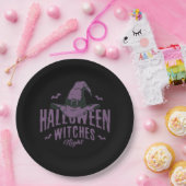 Halloween "Hexennacht" Papierplatte Pappteller (Party)