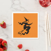 Halloween-Hexenopapier Serviette (Beispiel)