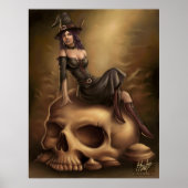 Halloween Hexenposter Poster (Vorne)