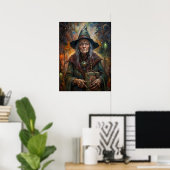 Halloween Hexenposter Poster (Heimbüro)