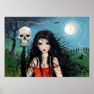 Halloween Hexenposter von Molly Harrison Poster