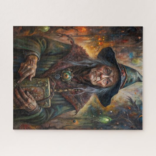 Halloween Hexenpuzzle Puzzle (Horizontal)