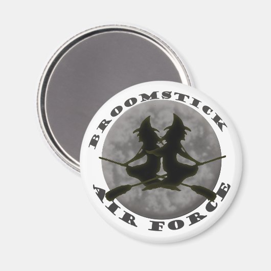 Halloween Hexens Magnet (Vorderseite/Rückseite)