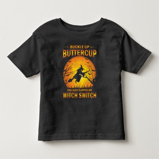 Halloween Hexenschalter Schnallen Buttercup-T - Sh Kleinkind T-shirt (Vorderseite)