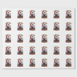 Halloween-Hexenschlossmond war bereit_1 Geschenkpapier