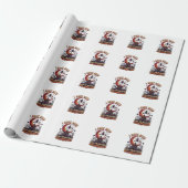 Halloween-Hexenschlossmond war bereit_1 Geschenkpapier (Ungerollt)
