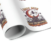 Halloween-Hexenschlossmond war bereit_1 Geschenkpapier (Rolleneckpunkt)