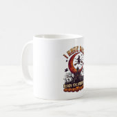 Halloween-Hexenschlossmond war bereit_1 Kaffeetasse (Vorderseite Links)