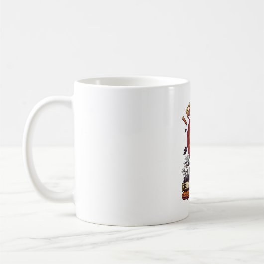 Halloween-Hexenschlossmond war bereit_1 Kaffeetasse (Links)