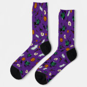 Halloween Hexensocken Socken (Linkes Detail)