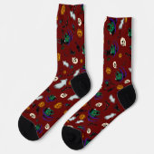Halloween Hexensocken Socken (Linkes Detail)
