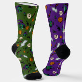 Halloween Hexensocken Socken (Gewinkelt)