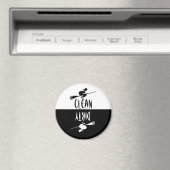 Halloween Hexenspieß saubere Geschirrspülmaschine Magnet (In Situ (Geschirrspüler))