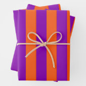 Halloween-Hexenstreifen Geschenkpapier Set (Beispiel)