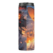 Halloween-Hexenszene Thermosbecher (Rückseite)