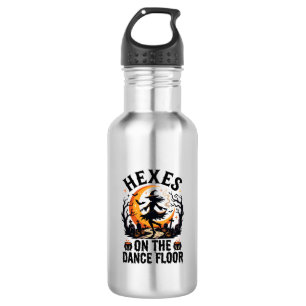 Halloween Hexentanz Nacht Edelstahlflasche