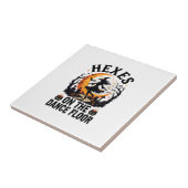 Halloween Hexentanz Nacht Fliese (Seite)