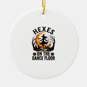 Halloween Hexentanz Nacht Keramik Ornament
