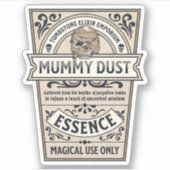 Halloween Hexentränke Apothekarflaschen-Etikett Aufkleber (Vorderseite)