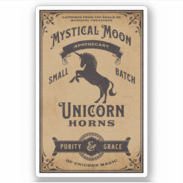 Halloween Hexentränke Apothekarflaschen-Etikett Aufkleber