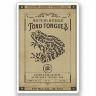 Halloween Hexentränke Apothekarflaschen-Etikett Aufkleber